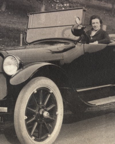 Great Great Grandma's at the wheel